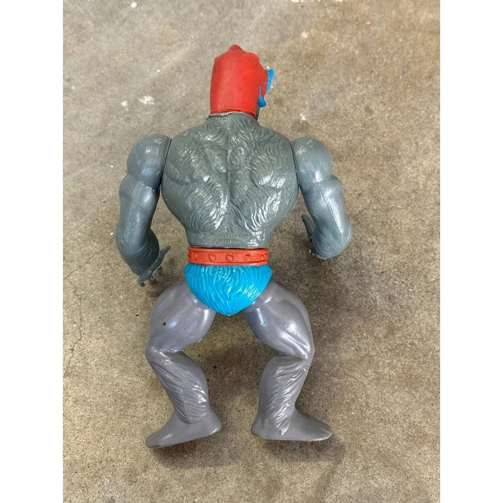 Vintage 1981 Mattel MOTU Stratos Action Figure Grey Blue Red Taiwan He-Man Toy